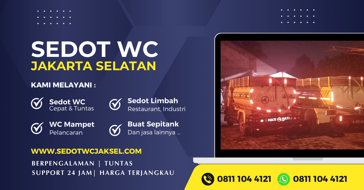 sedot wc jakarta selatan 24 jam